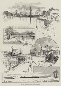The New Metropolitan Rifle Ranges at Staines  by Joseph Holland Tringham