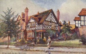Yazlık Evler, Park Yolu, Liman Güneş Işığı by Joseph Hughes Clayton