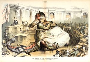 Kongre oturumunun açılışı, 1887