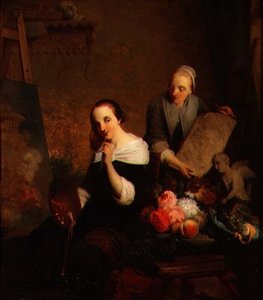 Stüdyosunda İş Başında Bir Sanatçı by Joseph Kremer