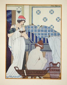Bir Banyo oturağı, 'Hipokrat'ın Eserleri'nden bir çizim, 1934