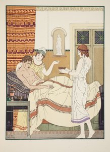 Invalides Broth, 'Hipokrat'ın Tüm Eserleri'nden bir çizim, 1934 by Joseph Kuhn Regnier