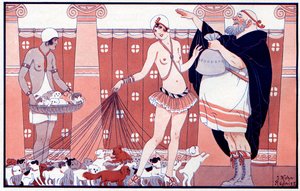 Three Prix Féminins - Büyük bir aileden küçük yaşlı büyükannenin ödülü - la Vie Parisienne 1919