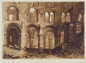 Charles Turner (1773-1857) 1808 tarafından oyulmuş Kutsal Ada Katedrali (gravür) by Joseph Mallord William (after) Turner