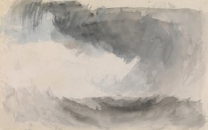 denizde bir fırtına by Joseph Mallord William Turner