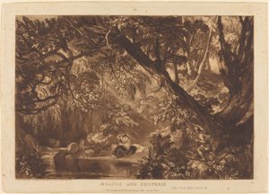 Aesacus ve Hesperie by Joseph Mallord William Turner