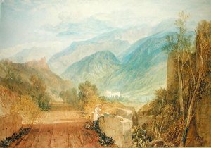 Bonneville, c.1803 (kağıt üzerine sulu boya) by Joseph Mallord William Turner
