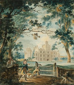 Cote House, Yakın Bristol, 1792 (kağıt üzerinde wc ve kalem) by Joseph Mallord William Turner