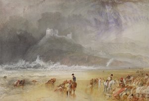 Criccieth Kalesi, Kuzey Galler, 1835 dolayları