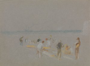 Goodwin Sands'de Kriket by Joseph Mallord William Turner