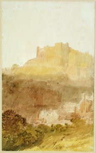 Durham Kalesi (kağıt üzerine sulu boya) by Joseph Mallord William Turner