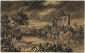 Egremont Kalesi, Cumberland. by Joseph Mallord William Turner