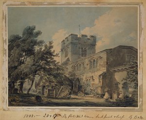 Finchley Kilisesi, 1801 by Joseph Mallord William Turner