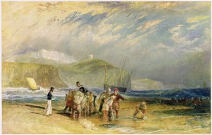 Folkestone Limanı ve Kıyıdan Devon