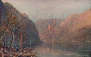 Goarhausen ve Katz Kalesi, 1909 by Joseph Mallord William Turner