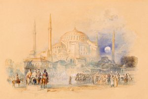 Aya Sofya by Joseph Mallord William Turner