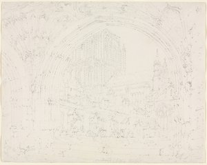 Hereford Katedrali by Joseph Mallord William Turner