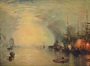 Ay Işığında Kömürlerde Kalkan Keelmen, 1835 by Joseph Mallord William Turner