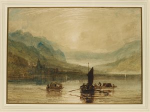 Brienz Gölü, Ay Işığı by Joseph Mallord William Turner
