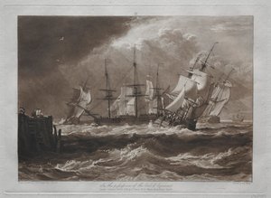 Liber Studiorum: Bir Esinti İçinde Gemiler. by Joseph Mallord William Turner