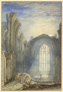 Melrose Manastırı by Joseph Mallord William Turner