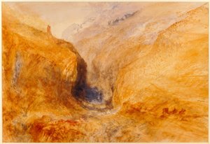 Dağlık Manzara / Turner. by Joseph Mallord William Turner