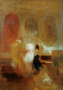 Müzik Partisi, Doğu Cowes Kalesi, c1835 by Joseph Mallord William Turner
