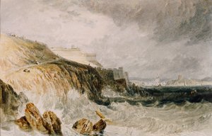 Plymouth Kalesi, Fırtına, 1815 by Joseph Mallord William Turner