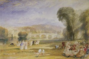 Richmond Tepesi ve Köprüsü, Surrey, c.1828-9