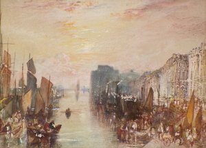Nehir Manzarası, Le Havre, 1832 dolayları (suluboya) by Joseph Mallord William Turner