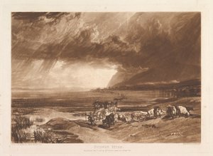 Solway Moss Liber Studiorum, bölüm XI, levha 52, 1 Ocak 1816. by Joseph Mallord William Turner