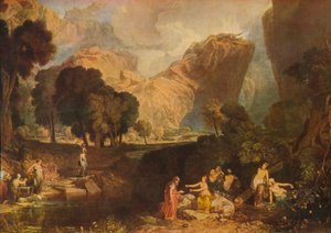 Anlaşmazlık Tanrıçası Hesperides Bahçesinde Çekişme Elmasını Seçerken, 1806, 19 by Joseph Mallord William Turner
