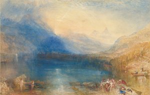 Zug Gölü, 1843 (grafit üzerinde wc)