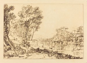 Kadın ve Tef by Joseph Mallord William Turner