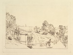 Su Tere Toplayıcıları Liber Studiorum, kısım XIII, 1819. by Joseph Mallord William Turner