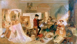 Fresnoys Kuralları ile Watteau Çalışması, 1831 by Joseph Mallord William Turner