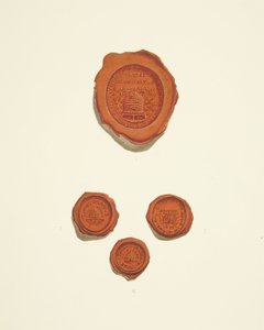 Aziz Petrus Hastanesi Mühürleri (kağıt üzerine sulu boya) by Joseph Manning