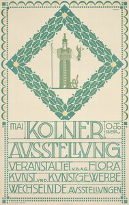 1905 Köln Sanat Festivali için bir afiş, 1905