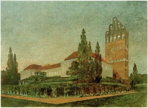 Darmstadt, Mathildenhöhe, sergi binası
