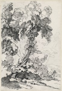 Gezginlerle Yükselen Bir Ağaç by Joseph Marie Vien