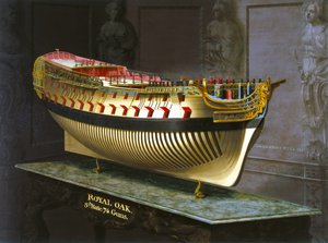 HMS Kraliyet Meşe, 1773-75