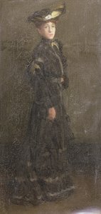 Parisli Lady (tuval üzerine yağlı boya)