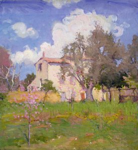 The Cottage Garden (tuval üzerine yağlı boya)