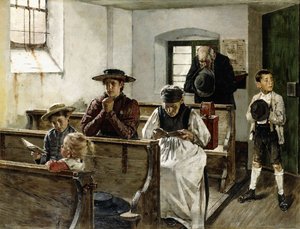 Dua eden bir aile by Joseph Molitor Von Muhlfeld
