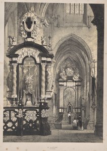 Orta Çağ Mimarisi: St. Andre, Anvers by Joseph Nash