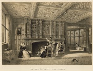 Fire-place in Drawing Room, Speke, Lancashire 