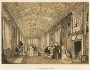 Galeri, Lanhydroc, Cornwall by Joseph Nash