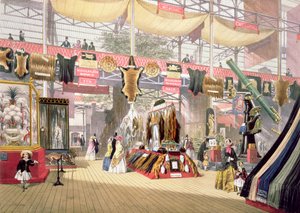 Büyük Sergi, 1851: Kürk Standı, Dickinson Brothers için by Joseph Nash