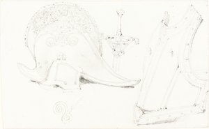 Kask, Göğüs Zırhı ve Rapier Çalışması by Joseph Nash