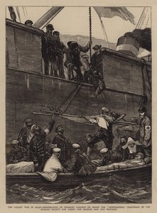 İspanya'daki Carlist Savaşı, Engelli Carlistlerin Somorrostro'ya Bindirilmesi, İngiliz Cemiyeti tarafından İspanyol Hasta ve Yaralılara yardım etmek için kiralandı